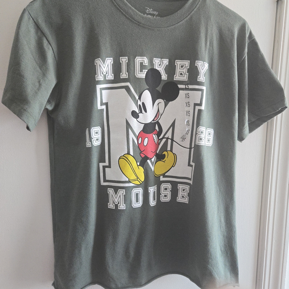2. Disney Mickey Mouse Kids Tee - Olive